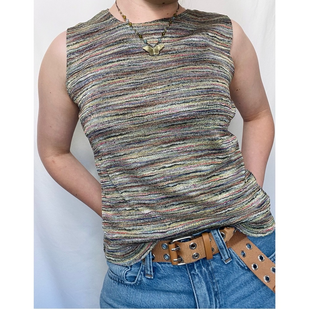 Units | 90s Rainbow Knit Tank Top